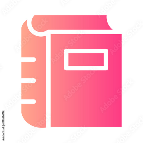 textbook gradient icon