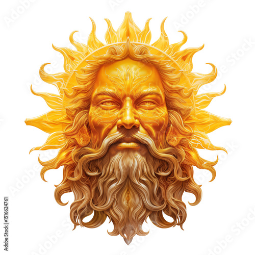 god of the sun head