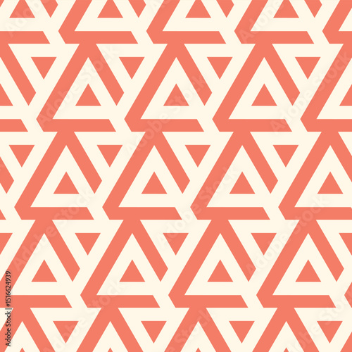 Abstract seamless geometric pattern from triangular shapes -vector eps8