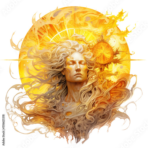 god of sun PNG