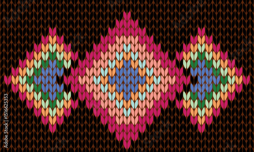 Yarn seamless pattern, yarn texture background, Seamless knitted detailed pattern. Vector illustration with closeup texture for wallpaper, background, web page backdrop, wrapping paper, winter design.