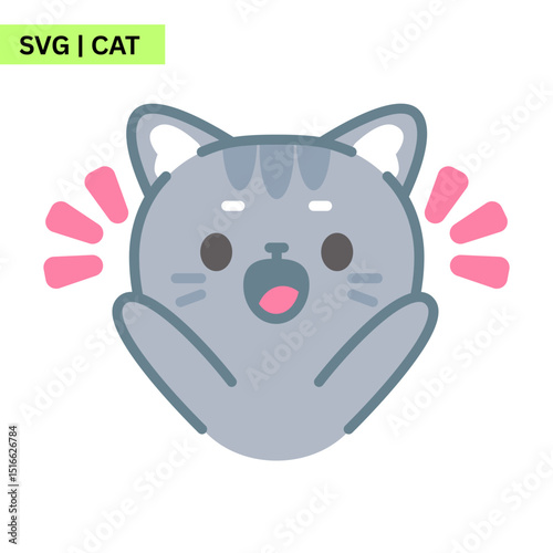 A modern logo featuring a sleek cat with geometric shapes, suitable for a stylish cat furniture company.