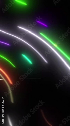 Wallpaper Mural Abstract Light Trails in Vibrant Colors Creating Dynamic Energy Movement Across Background Torontodigital.ca