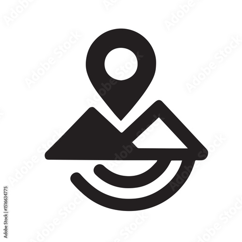 Navigation and Exploration: An artistic representation of navigation, symbolizing geographical exploration, precise location, and the dynamic interplay between nature and technological innovation.