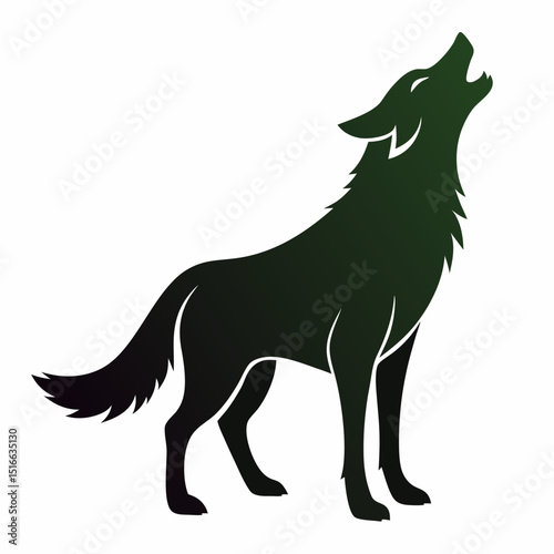 wolf vector silhouette