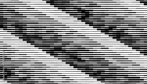 Black and white smooth transition of geometric pattern with diagonal ways for sporty background and jersey design. Fully editable vector element. Vector Format Illustration 
