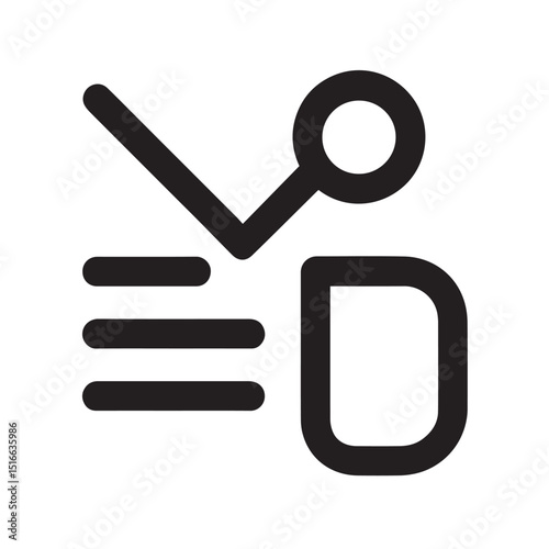Icon for Edit and Modify: A minimalistic icon representing the act of editing or modifying content, ideal for user interface elements.
