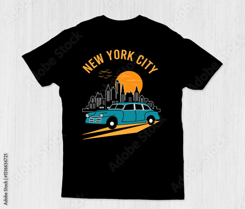 New York City T-shirt Design.