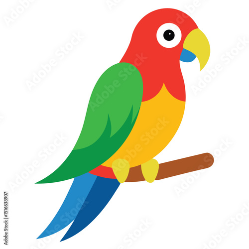 parrot on a branch