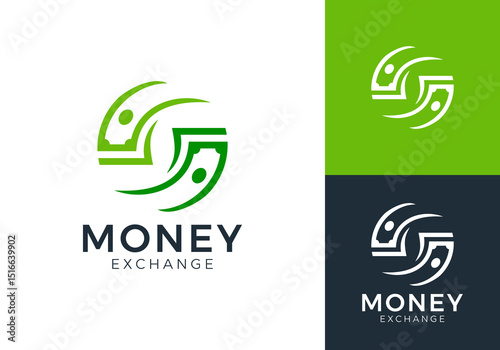 money dollar logo. payment, money exchange, business symbol vector design concept
