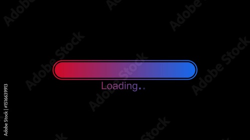 Wallpaper Mural Minimalistic Loading Bar Animated, Clean Loading Animation with Bar Torontodigital.ca