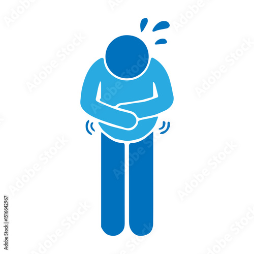 abdominal pain icon