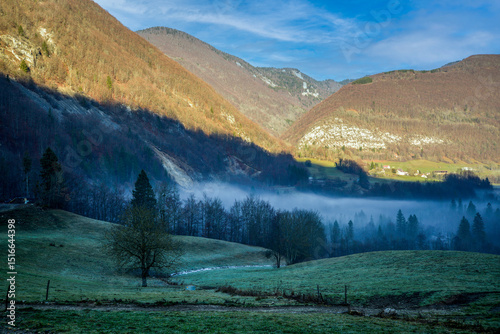 Paysage du Parc naturel régional du Haut-Jura