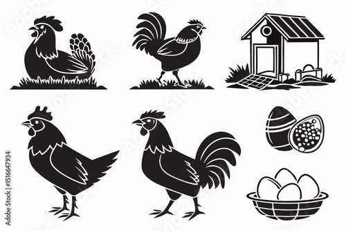 set of farm animals