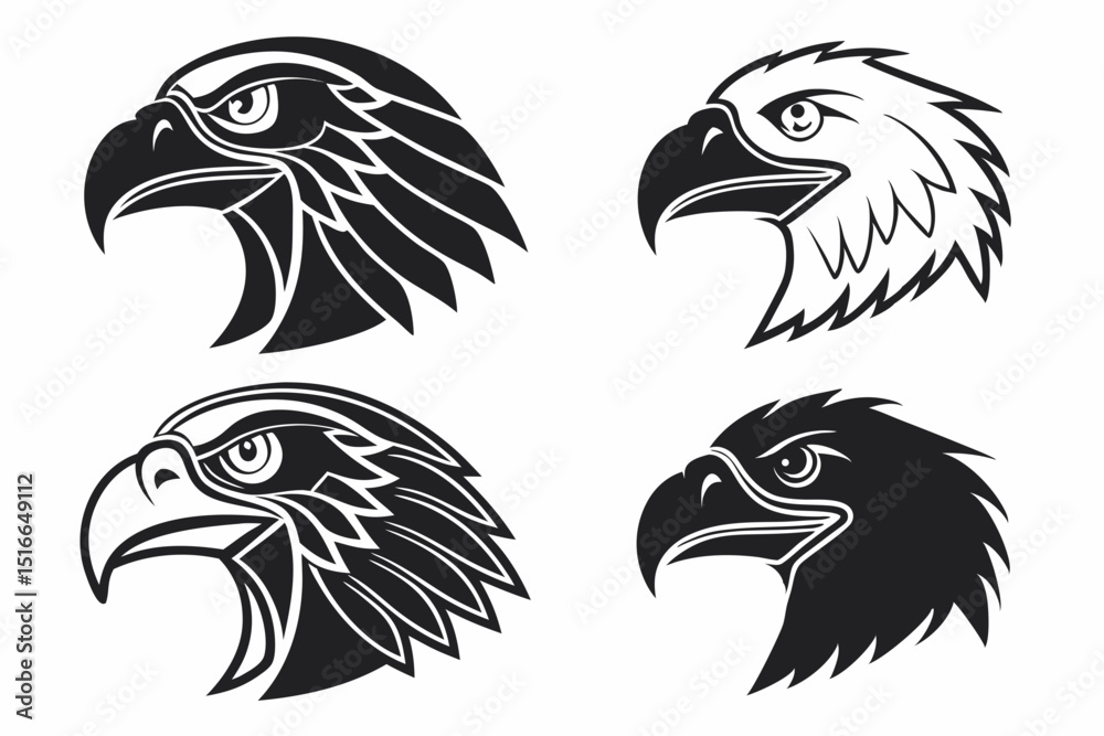 Fototapeta premium set of birds