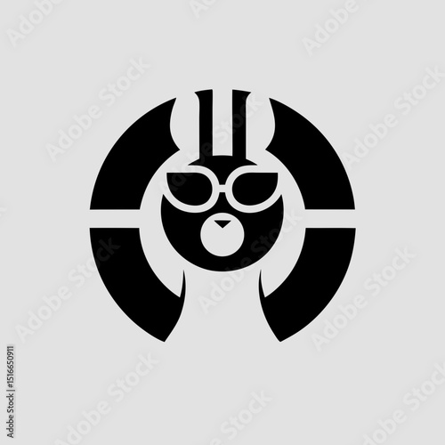 Hipster alpaca with scarf and glasses vector illustration