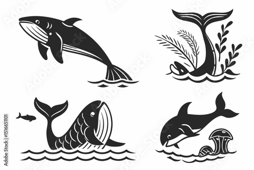 sea animals collection
