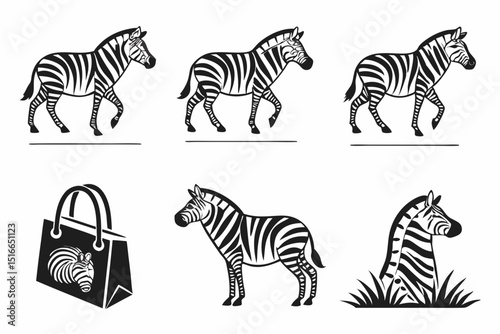 zebra vector illustration