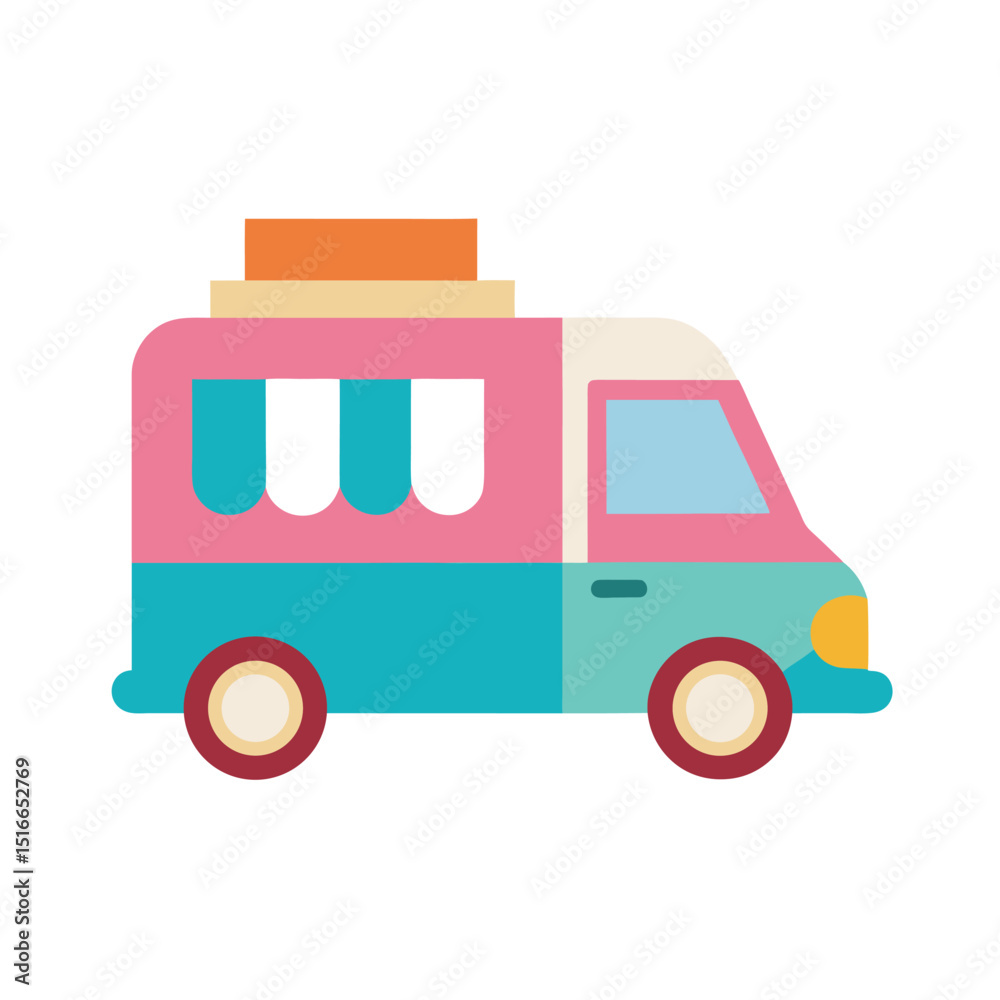 Ice Cream Truck Vector – with white background
Ice Cream Truck Vector – with white background