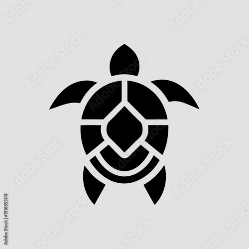 Turtle mascot surfing in colorful style vector illustration