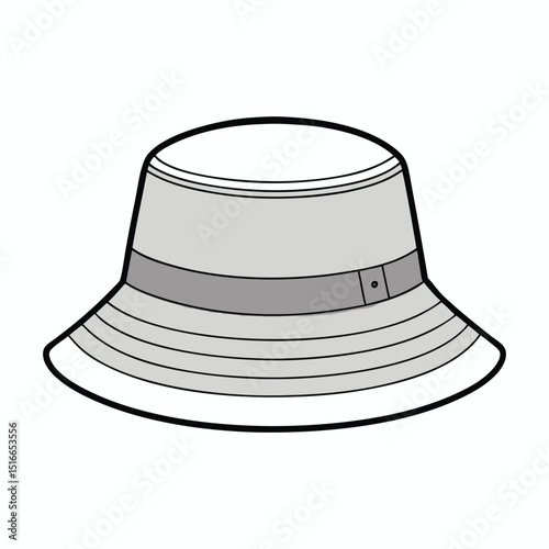 A classic black felt fedora hat, a vintage fashion accessory, isolated on a white background