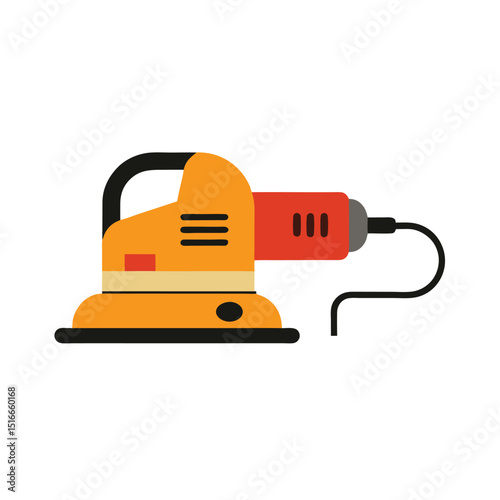 Electric Sander Vector – with white background
