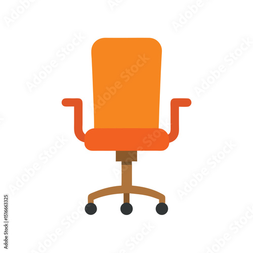 red office chair
