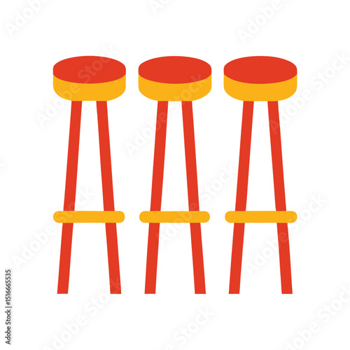 Bar Stool Set – with white background
