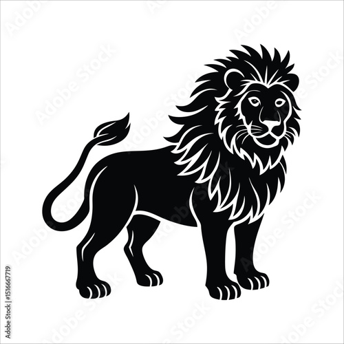 Lion icon vector illustration isolated on white background
