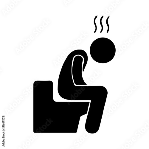 constipation icon