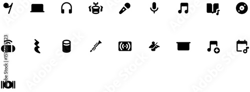 Set of Music icons