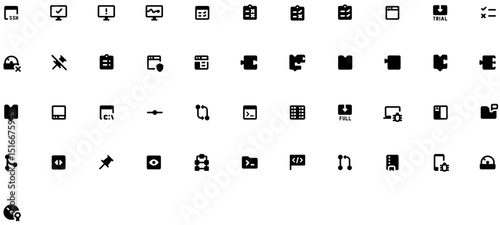 Set of Programming icons