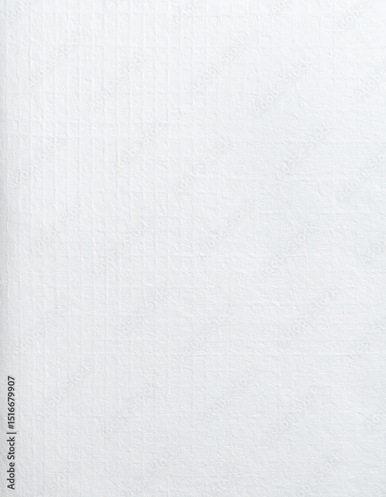 Fototapeta premium White paper texture page vertical orientation, rough paper background