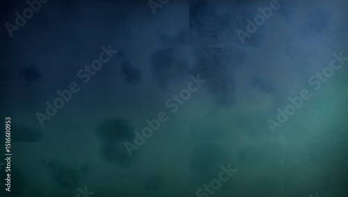 Abstract atmospheric textured background in deep blue and teal gradients for designs