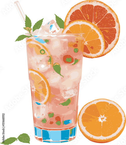 glass of lemonade