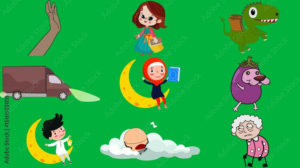 persons hand reaching up sky girl blue dress yellow bag green dragon big smile face brown delivery truck background illustration woman red hija purple egg boy standing moon his sitting.