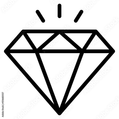 Luxury icon in vector illustration