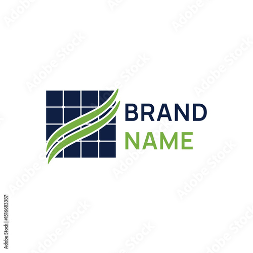 renewable solar energy logo design