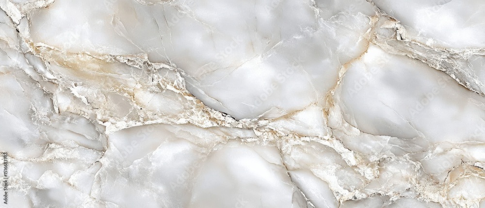Naklejka premium Elegant White Marble Texture Design