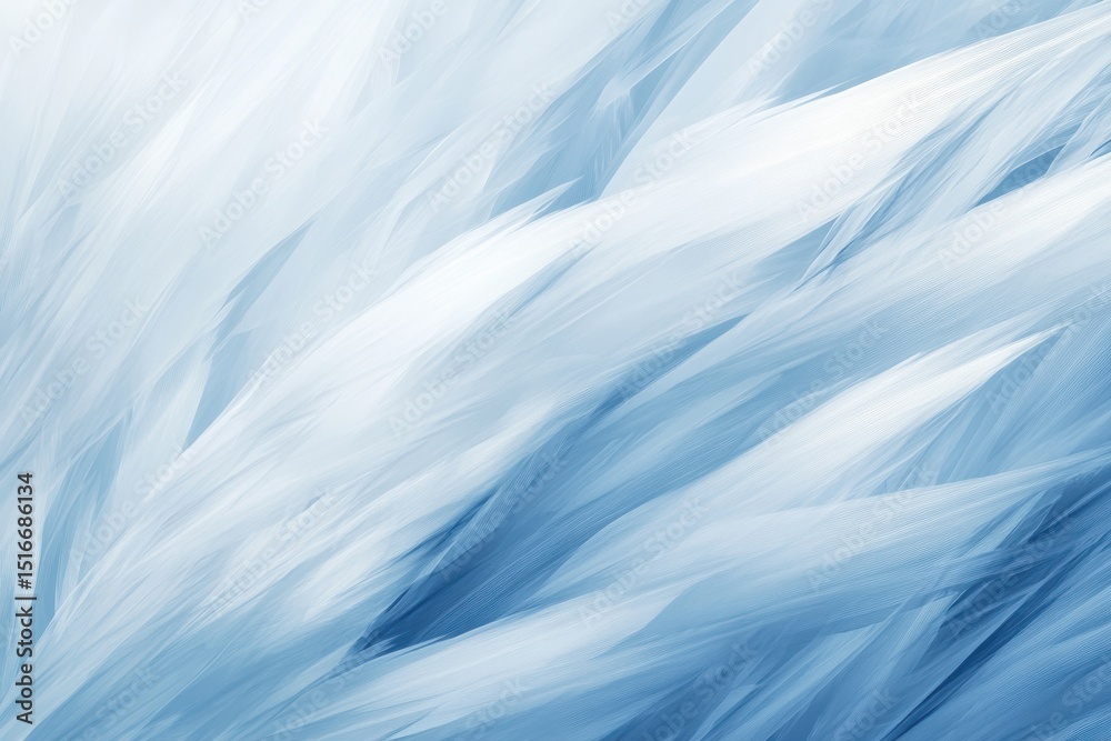 Obraz premium Abstract blue feather texture background