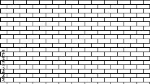 Brick wall texture for interior or exterior design. Panorama white brick wall texture background. 