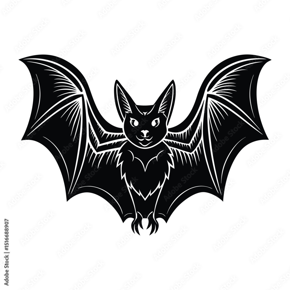 Obraz premium bat on a white background