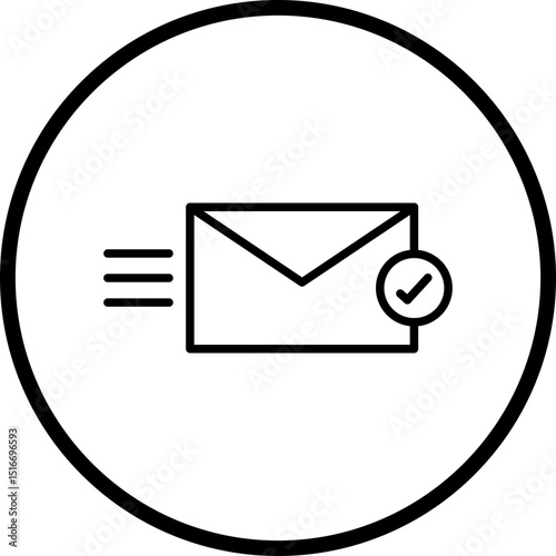 Mail line icon style