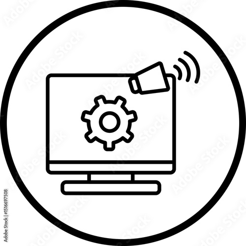 Marketing Line Icon Style