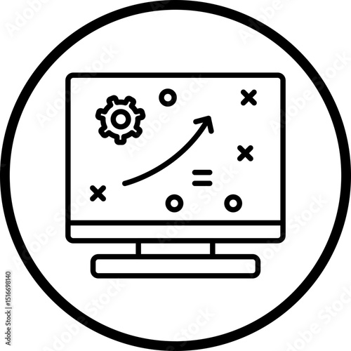 Strategy Line Icon Style