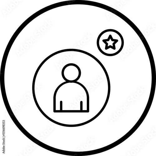 Profile Line Icon Style