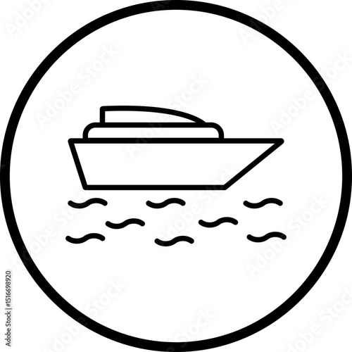 Cruise Line Icon Style