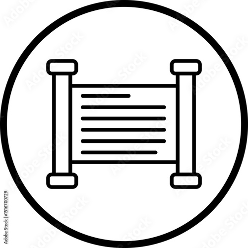Scroll Line Icon Style