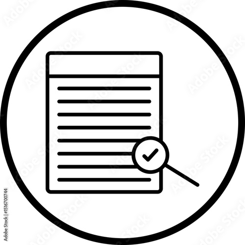 Evidence Line Icon Style