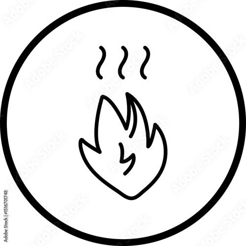 Fire Line Icon Style